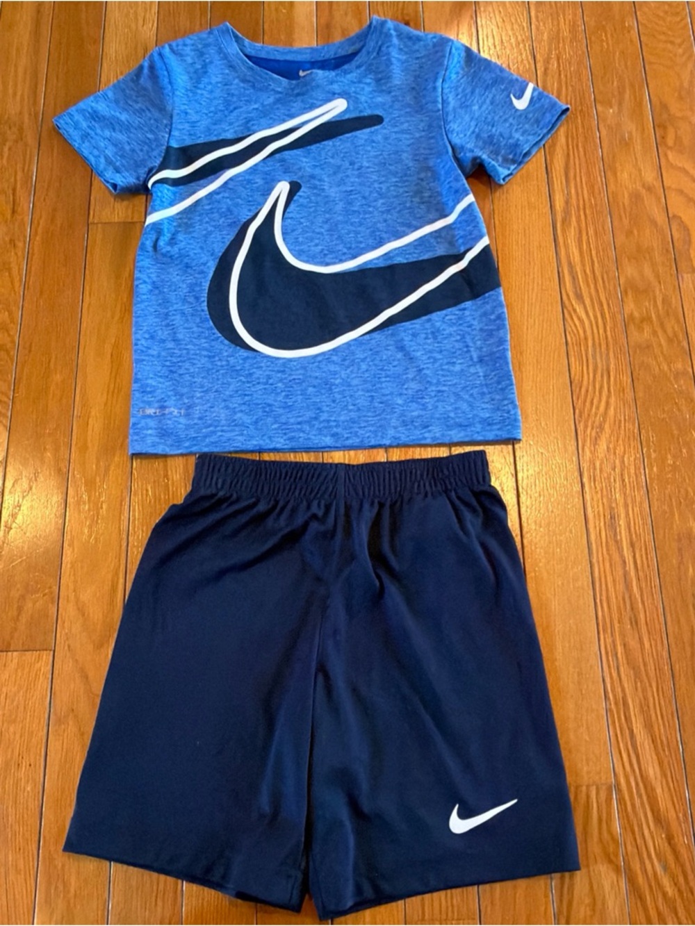 9 Piece Nike Adidas Old Navy Athletic Sportswear Shorts Logo Shirts Boys Sz 6-7 - Picture 4 of 11